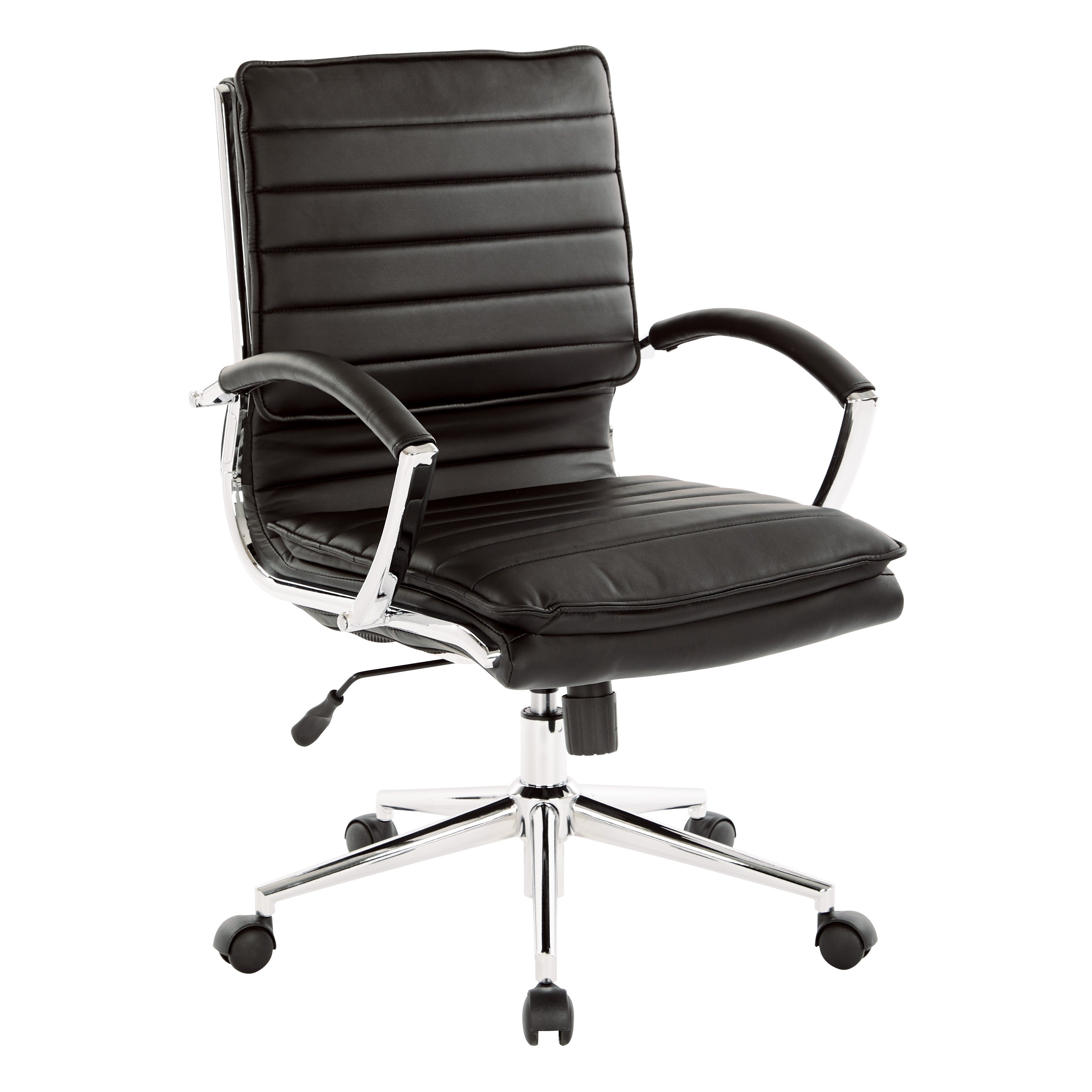 Mid Back Manager's Faux Lthr Chair